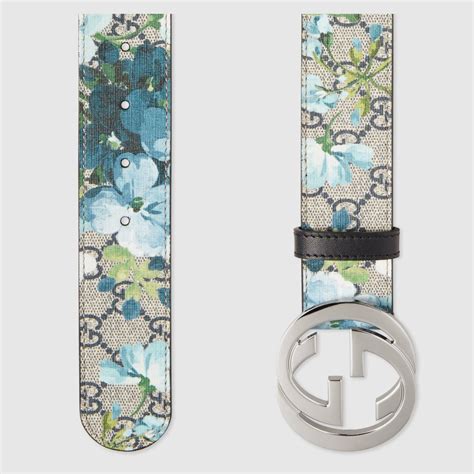 gucci gg blooms belt mens|extra large Gucci belt.